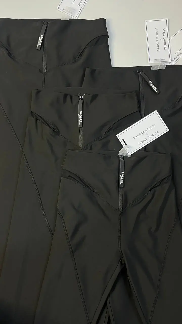 - لگ برند ساگازا | Sagaza Black Recovery Sports Leggings - لگ برند ساگازا