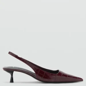 صندل زنانه منگو شرابی