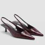 صندل زنانه منگو شرابی