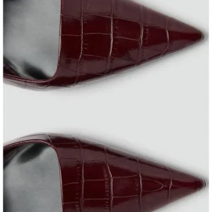 صندل زنانه منگو شرابی