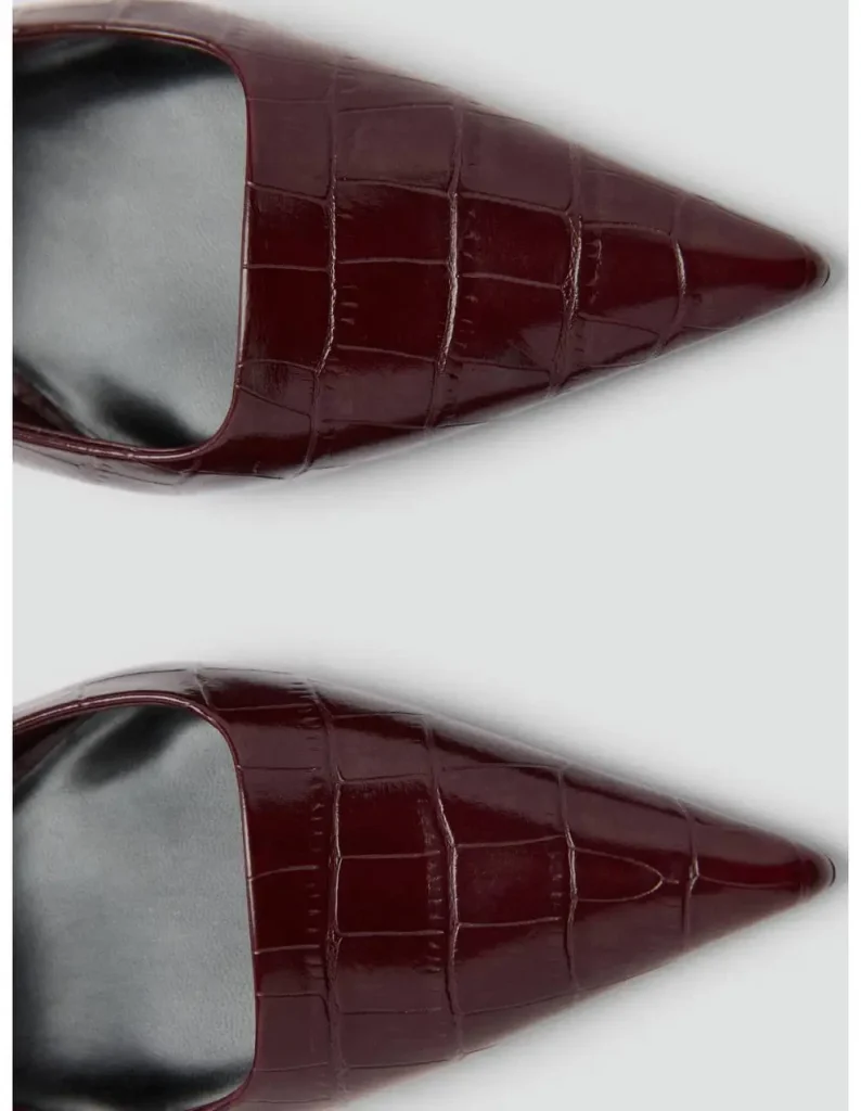 صندل زنانه منگو شرابی