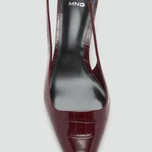 صندل زنانه منگو شرابی