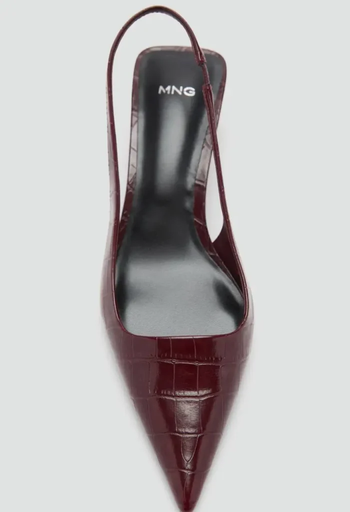 صندل زنانه منگو شرابی