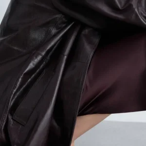 صندل زنانه منگو شرابی