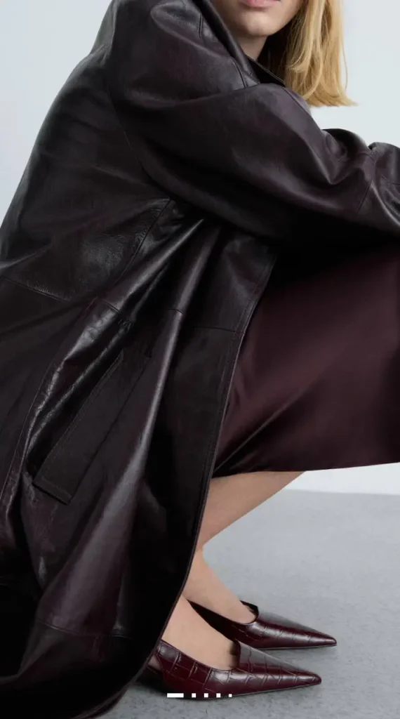 صندل زنانه منگو شرابی