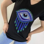 تیشرت مجلسی پولکدوزی