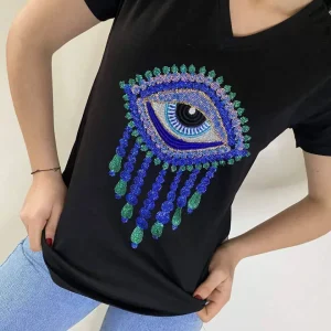 تیشرت مجلسی پولکدوزی