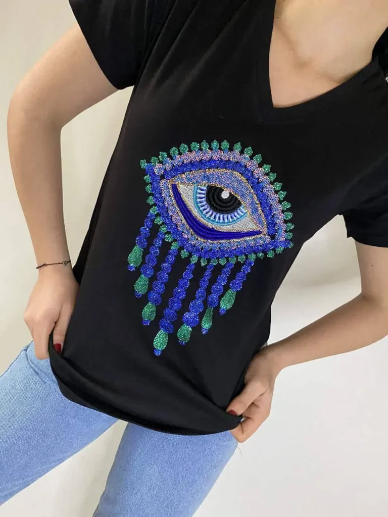 تیشرت مجلسی پولکدوزی