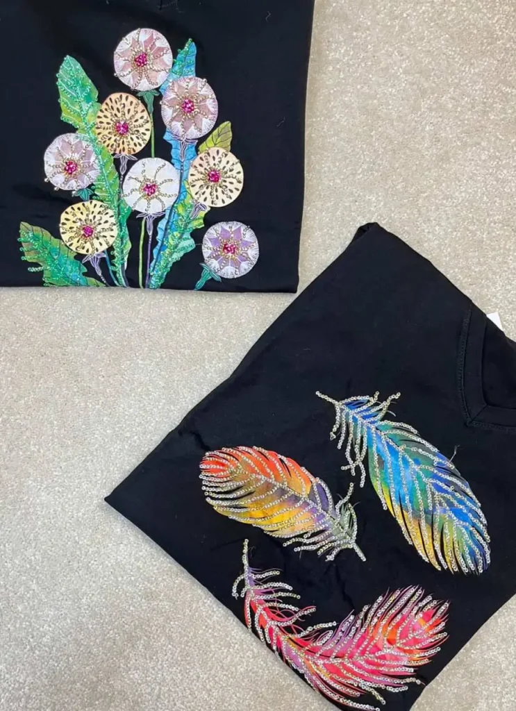 تیشرت مجلسی پولکدوزی