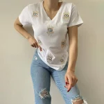 - تیشرت مجلسی پولکدوزی زنانه ترک - تیشرت مجلسی پولکدوزی زنانه ترک