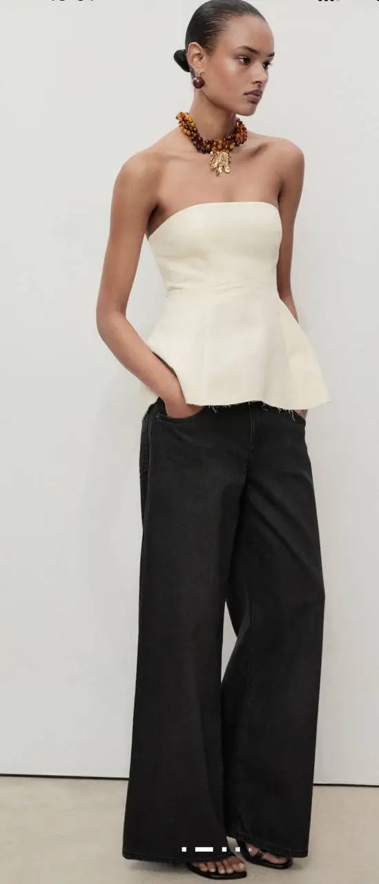 - شلوار جین واید لگ زنانه منگو - شلوار جین واید لگ زنانه منگو - image 3