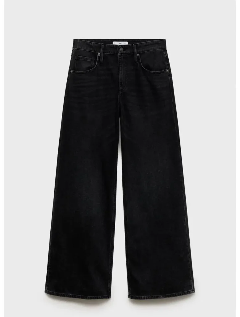 شلوار جین واید لگ زنانه منگو