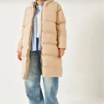 کاپشن کلاهدار بلند زنانه بیانکو لوسی