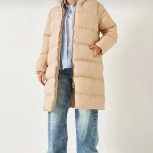 کاپشن کلاهدار بلند زنانه بیانکو لوسی