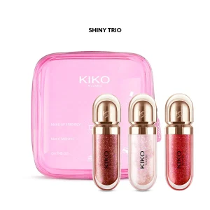 پک 3 عددی لیپ گلاس کیکو + کیف | kiko milano glossy lip set -turkishmod | فروشگاه آنلاین برندهای اصل ترکیه