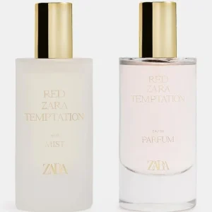 - ست عطر و عطر مو زنانه رد تمپتیشن زارا Red Temptation Zara - ست عطر و عطر مو زنانه رد تمپتیشن زارا