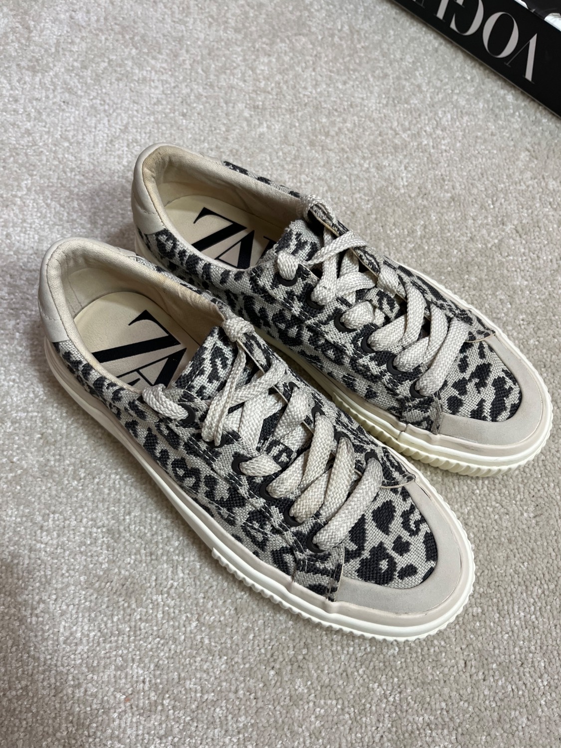 - کتونی زنانه پلنگی زارا Zara Leopard Print Sneakers - کتونی زنانه پلنگی زارا zara leopard print sneakers - image 10