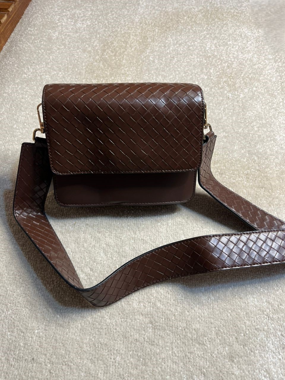 - کیف کراس بادی بافتدار انلی Only Woven Brown Crossbody Bag - کیف کراس بادی بافتدار انلی only woven brown crossbody bag - image 7