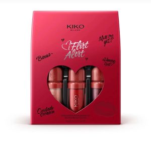 - پک سهعددی لیپ گلاس لوکس کیکو میلانو Kiko Milano Flirt Alert - پک سهعددی لیپ گلاس لوکس کیکو میلانو